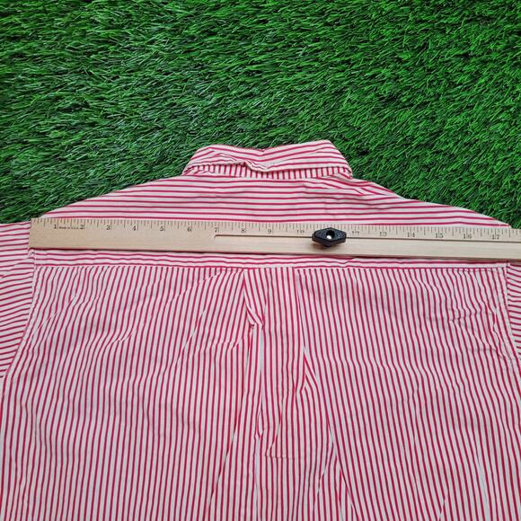 VTG 60s Candy Stripe Shirt Mens M 15.5 Ivy League Mod Button Down - Picture 10 of 11